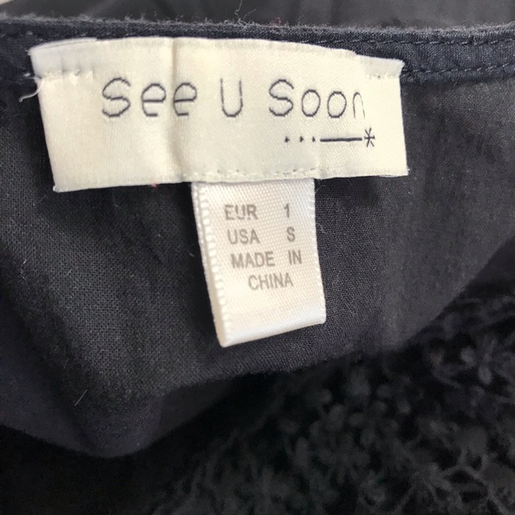 See U Soon Cotton Dress Black Dress Mexico - Picture 2 of 12